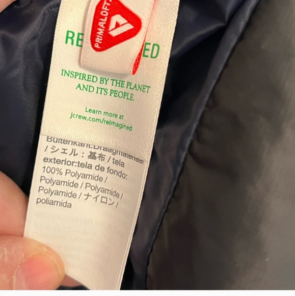 J CREW Signature Puffer Black Women's XL Jacket WORN ONCE - Picture 13 of 16